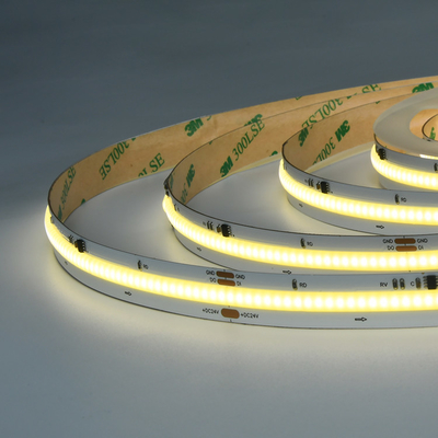 Pure White Digital COB LED Strip Lights 3000K 4000K 6500K 16.4ft 24V Tape Light